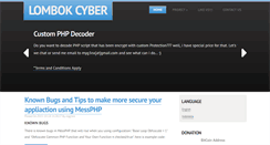 Desktop Screenshot of lombokcyber.com