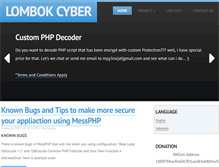 Tablet Screenshot of lombokcyber.com